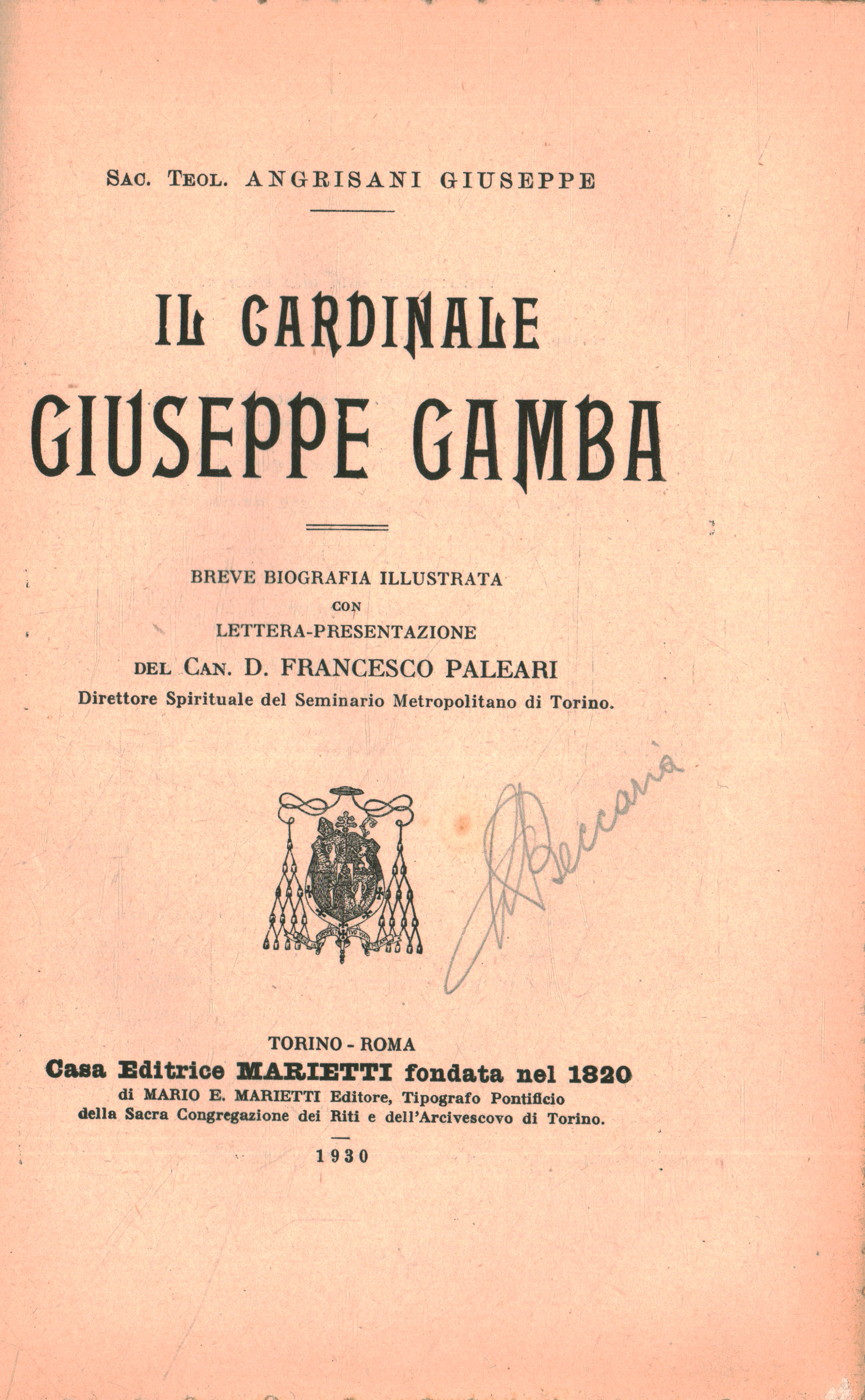 Cardinal Giuseppe Gamba