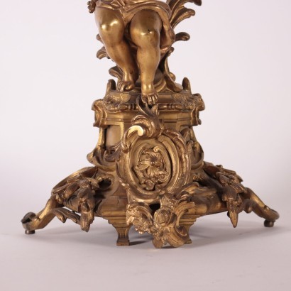 antiquariato, candelabro, antiquariato candelabro, candelabro antico, candelabro antico italiano, candelabro di antiquariato, candelabro neoclassico, candelabro del 800,Candelabro in Bronzo Dorato