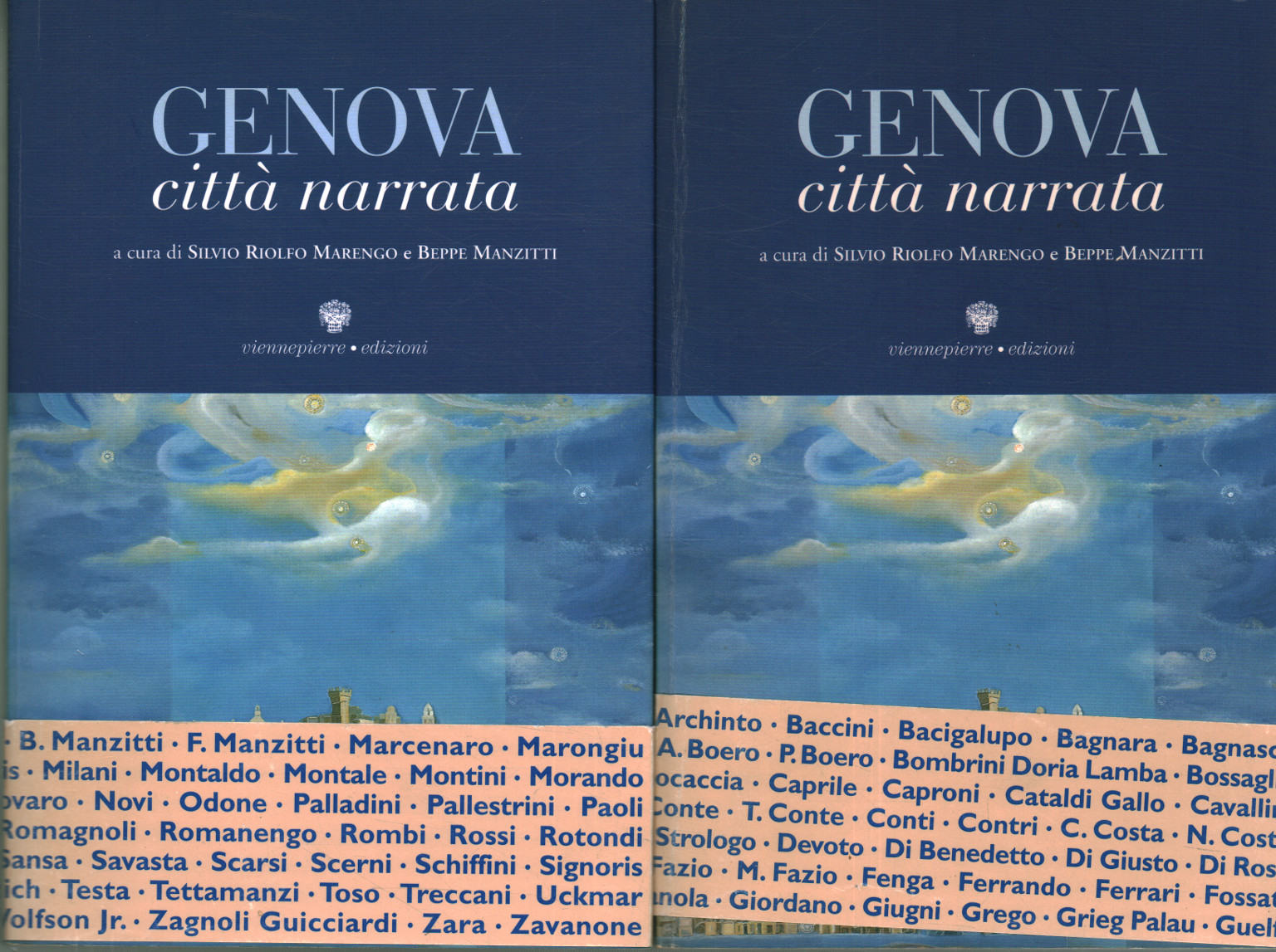Genua. Erzählte Stadt (2 Bände), Silvio Riolfo Marengo Beppe Manzitti