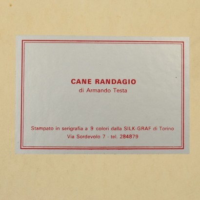 Sérigraphie d'Armando Testa