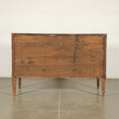 Venetian Directoire Chest Of Drawers Walnut Italy 18th-19th Century