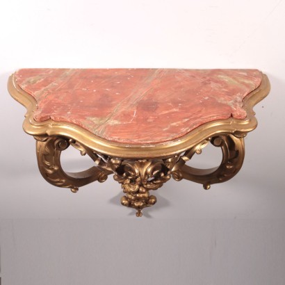 Drop-Shaped Revival Console Italy 19th Century