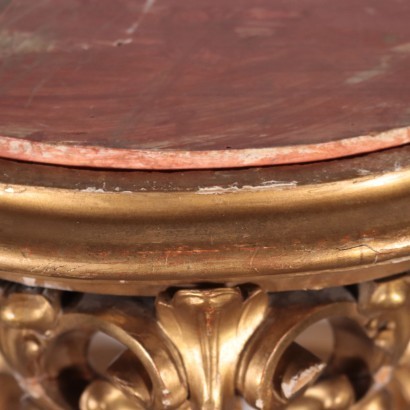 Drop-Shaped Revival Console Italy 19th Century