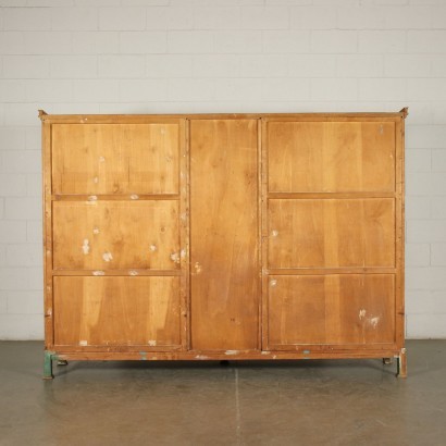 Antiquitäten, Kleiderschrank, Antiker Kleiderschrank, Antiker Kleiderschrank, Antiker italienischer Kleiderschrank, Antiker Kleiderschrank, neoklassizistischer Kleiderschrank, Kleiderschrank aus dem 19. Jahrhundert