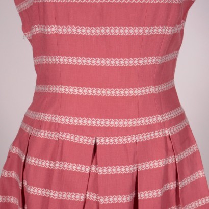 Vintage Pink Cotton Dress Italy 1960s-1070s