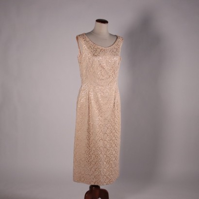 Vintage-Kleid, Seide, Italien, 1960er-1970er.