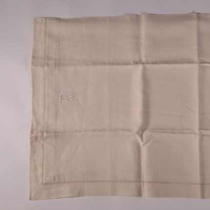 Double Bedsheet with 2 Pillowcases Flax Italy 20th Century