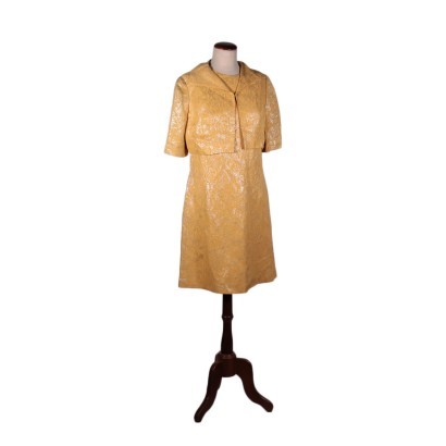 #vintage #vintageclothing #vintagedress #vintagemilano #vintagemoda #ceremonyfashion #elegantvintage, Vestido de ceremonia amarillo vintage