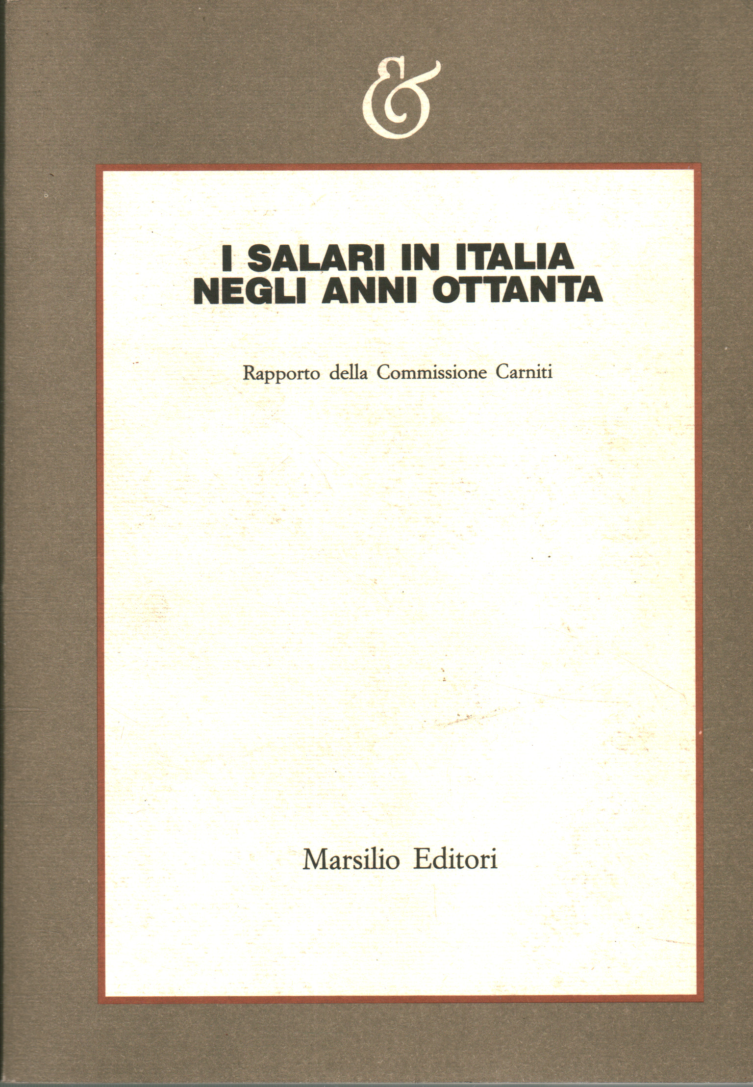 Löhne in Italien in den achtziger Jahren, A.A.V.V.