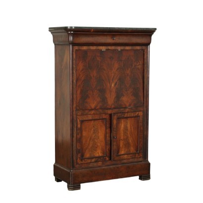 French Louis Philippe Secretaire Mahogany French 19th Century