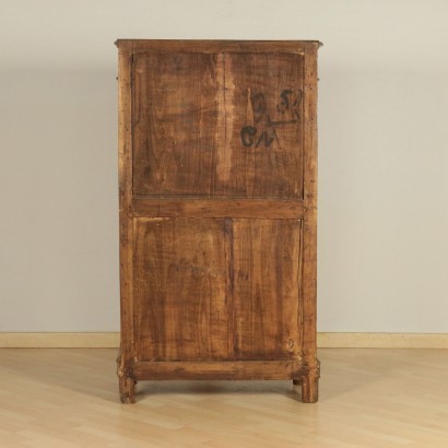 Umbertine Secretaire Walnut Poplar Italy 19th Century