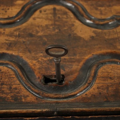 Drop-Leaf Secretaire Walnut Italy 17th Century