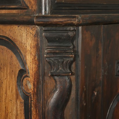 Drop-Leaf Secretaire Walnut Italy 17th Century