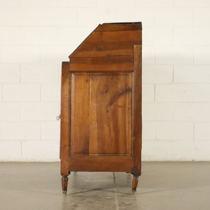 Directoire Drop-Leaf Secretaire Walnut ITaly 18th-19th Century