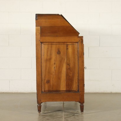 Directoire Drop-Leaf Secretaire Walnut ITaly 18th-19th Century