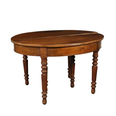 Extensible Table Walnut Italy 19th Century