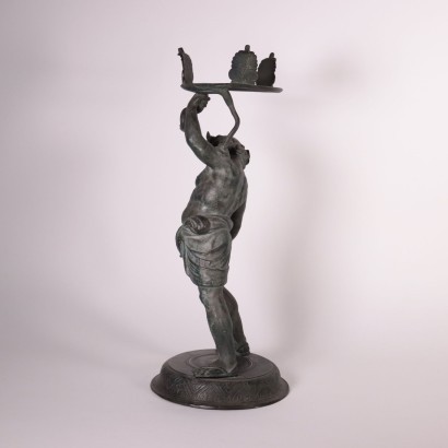 Bacchus-Statue mit Schlange