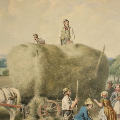 La fenaison, 1856