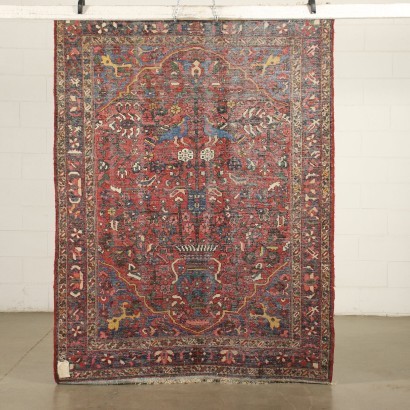 Bakhtiar Carpet Cotton Wool Iran 1930s-1940s