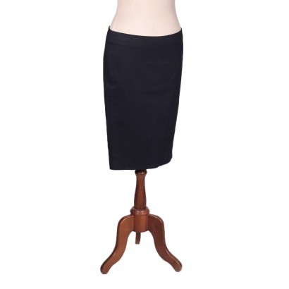 Blue Patrizia Pepe Sheath Skirt Cotton Florence Italy