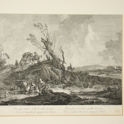 Etching By Giovanni Volpato 18th Century