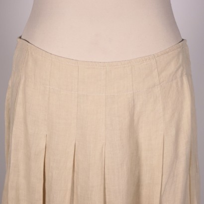 Max Mara Weekedn Flax Skirt Reggio Emilia Italy