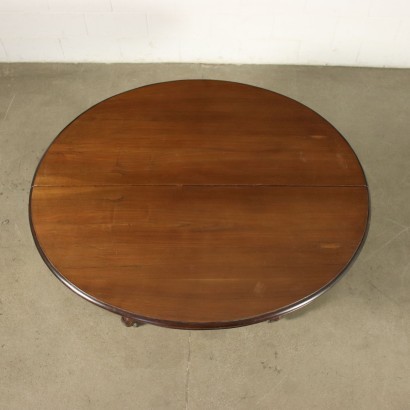 Table Umbertine, Noyer, Italie, '800.