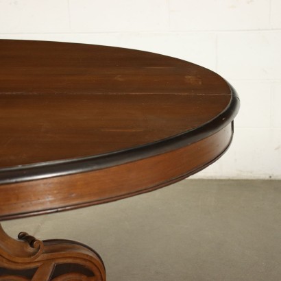 Table Umbertine, Noyer, Italie, '800.