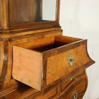 Chest Of Drawers Barocchetto Maple Poplar Bronze Emilia Italy 1700