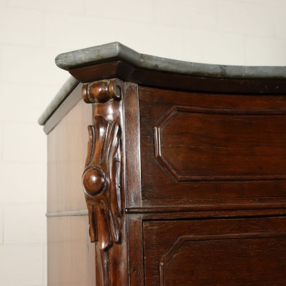 Pair of Neapolitan Umbertine Chest of Drawers Italy 19th Century