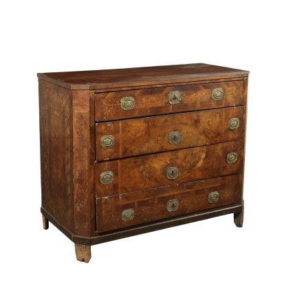 Neo-Classical Piacentine CHest of Drawers Italy 18th Century