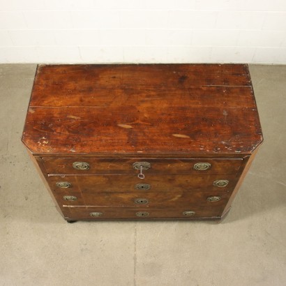 Commode Néoclassique, Olivier, Merisier, Piacenza (Italie), '700.