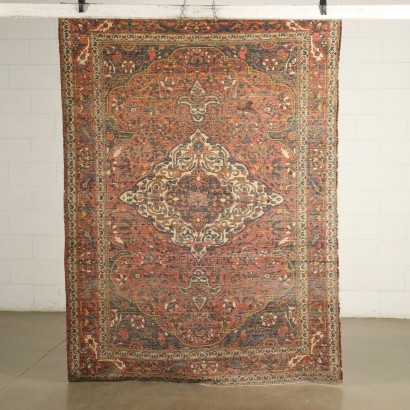 Bakhtiari Carpet Wool Cotton Iran 1940s-1950s