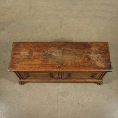 Ottoman Walnut Marple Italy 18th Century