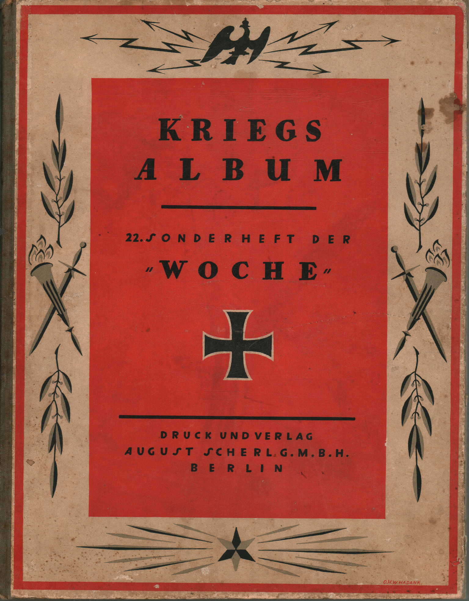 Kriegsalbum. 22 Sonderheft der Woche, s.a.