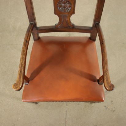 antik, Sessel, antike Sessel, antiker Sessel, antiker italienischer Sessel, antiker Sessel, neoklassischer Sessel, Sessel aus dem 19. Jahrhundert, Lombard neoklassischer Sessel