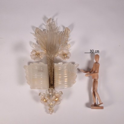 Murano Glass Wall Light Italy 20th Century