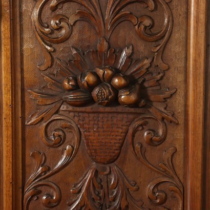 Neo-Renaissance Revival Cupboard Walnut Italy 20th Century