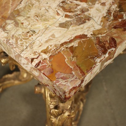 Barocchetto Console Jasper Rome Italy 3rd Quarter 18th Century