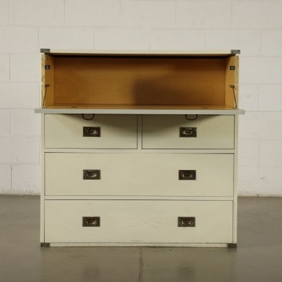 Chest Of Drawers "La Rinascente" Lacquered Veneered Wood Italy 60s 70s