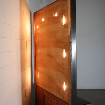 Miroir Bois Verre Italie Années 1940 1950