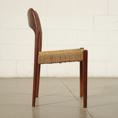 Chair Teak Rope Italy 1960s Italian Production
