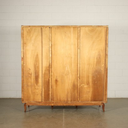 Wardrobe Cherry Veneer Italy 1940s 1950s