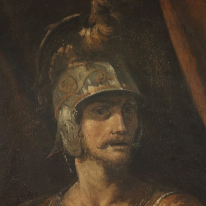 Vier Porträts von König Tempera auf Leinwand - Italien XVIII Jhd