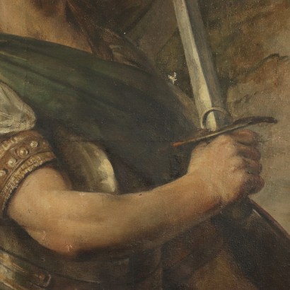 Groupe de 4 Portraits de Rois Détrempe sur toile - Italie XVIII Siècle