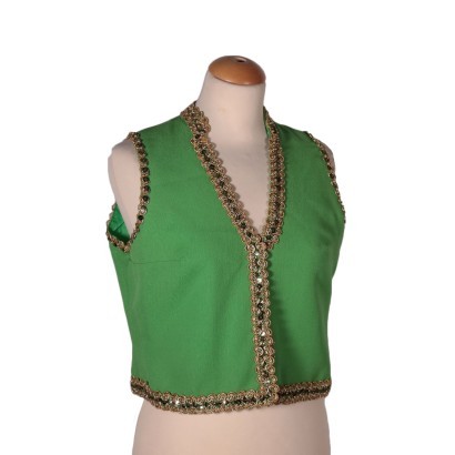 #vintage #abbigliamentovintage #abitivintage #vintagemilano #modavintage ,Gilet Vintage Verde