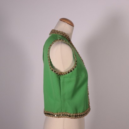 #vintage #abbigliamentovintage #abitivintage #vintagemilano #modavintage ,Gilet Vintage Verde