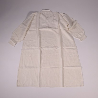 Flax Night Gown With Long Sleeves Italy 20th Century