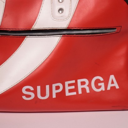 Sac Vintage Superga Éco-Cuir Turin Italie Années 1970 1980