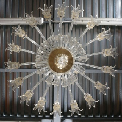 Chandelier Murano Glass Italy 20th Century